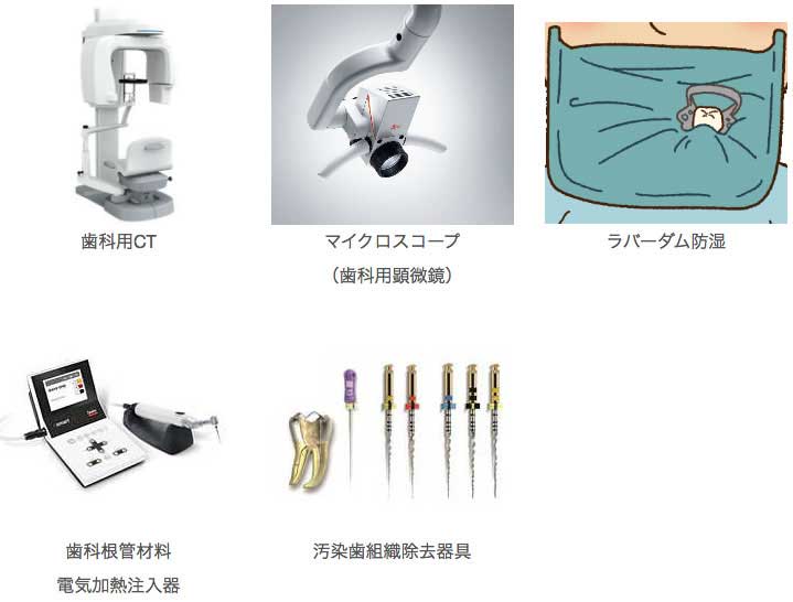 米国式根管治療で使用する機器