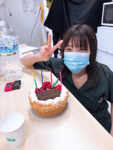 日下部さん誕生日の写真