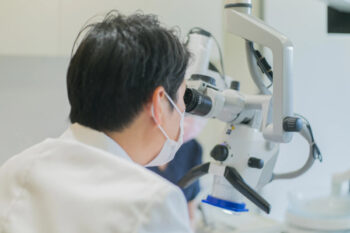 くろさわ歯科医院でのマイクロスコープ